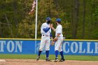 Baseball vs CGA  Wheaton College Baseball vs Coast Guard Academy during game one of the NEWMAC semi-finals playoffs. - (Photo by Keith Nordstrom) : Wheaton, baseball, NEWMAC